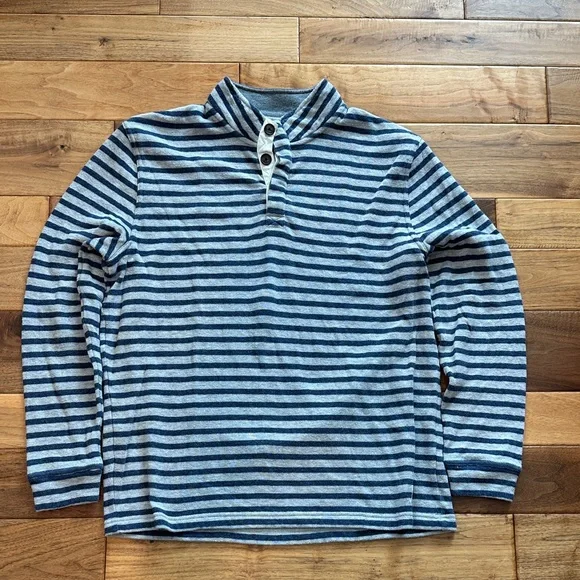 Johnnie-O striped lightweight striped henley - Picture 1 of 7